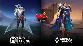 Mobile Legends vs Arena of Valor  Comparison Heroes 2024 [upl. by Horowitz257]