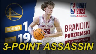 The Real Reason Why The Warriors Drafted Brandin PODZ Podziemski [upl. by Atsirhc]