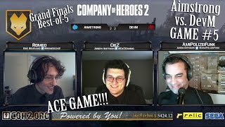 Company of Heroes 2 Aimstrong vs DevM Grand Finals G5 [upl. by Frerichs]