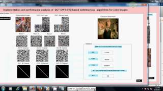 Implementation and performance analysis of DCT DWT SVD based watermarking algorithms for Color image [upl. by Vallery]