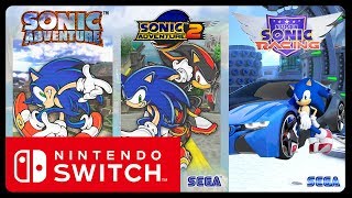 Sonic Adventure 1 amp 2 Coming to Switch amp Super Sonic Racing Info  Nintendo E3 Rumours Discussion [upl. by Gussie]