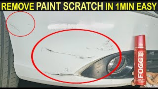 Remove Scratches in 1min at home  scratch remover chemical  Remove scratch from car paint [upl. by Assillim306]