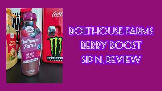 Bolthouse Farms Berry Boost Sip NReview [upl. by Anaira197]