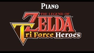 Piano  Riverside  The Legend of Zelda Triforce Heroes [upl. by Atisor]