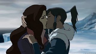 TOP 10 KORRASAMI MOMENTS IN THE LEGEND OF KORRA [upl. by Keegan]