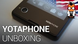 YotaPhone Unboxing  Dualdisplay Smartphone with EPaper screen [upl. by Ettegdirb997]