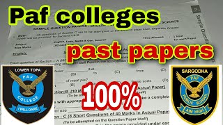 Paf colleges past papersPaf college sargodhaPaf college lower topa murree [upl. by Yssep600]