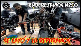 ¿CHOCASTE ¿TE CAÍSTE ENDEREZAMOS TU MOTO BIEN FÁCIL S2R [upl. by Enomas]