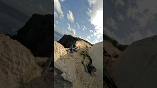 Excavations around Uluwatu temple which are meant to prevent the landslide… FPV [upl. by Naihr]