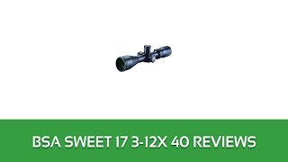 BSA Sweet 17 3 12×40 Rifle Scope with Multi Grain Turret Reviews 2018 [upl. by Antonie]