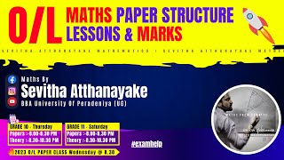 OL MATHS PAPER STRUCTURE gceol [upl. by Nyrhtakyram]