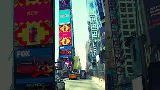 Time Square New York Drive 😱 [upl. by Norej]