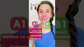 Azioni e verbi livello A1 e B1 per migliorare il tuo vocabolario in italiano 🇮🇹 [upl. by Ethban187]