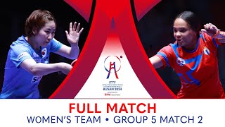 FULL MATCH  LEE Eunhye vs Estela CRESPO  WT Group 5  Match 2  ITTFWorlds2024 [upl. by Marieann]