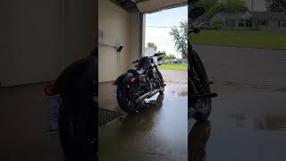 Custom HD Sportster Iron 883 883 custom bikelife [upl. by Nidia]