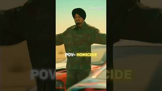 SIDHU X HOMICIDE 💯 SlowedReverb youtubeshorts edit punjabisong [upl. by Velleman]