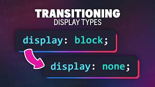 We can now transition to and from display none [upl. by Russian99]