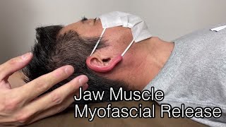 How to do myofascial release for temporalis and masseter English [upl. by Pam154]