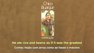 Chico Buarque  Construção Construction  English subtitles [upl. by Ielak]