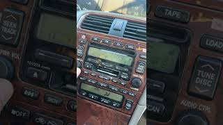 Toyota Avalon cassette player [upl. by Drucie]