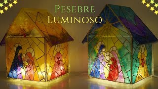 𝗖𝗼𝗺𝗼 𝗛𝗮𝗰𝗲𝗿 𝘂𝗻 PESEBRE LUMINOSO 𝘆 MODERNO 𝗰𝗼𝗻 𝗧𝗮𝗽𝗮𝘀 𝗱𝗲 𝗖𝗱´𝘀 𝘆 𝗟𝗮𝗰𝗮 𝗩𝗶𝘁𝗿𝗮𝗹 🎄 [upl. by Mihcaoj982]