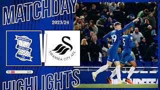 Birmingham City 22 Swansea City  Extended Sky Bet Championship highlights [upl. by Faustus]