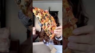 Toppings vs No toppings Pizza Challenge foodchallenge foodreview [upl. by Eltrym]