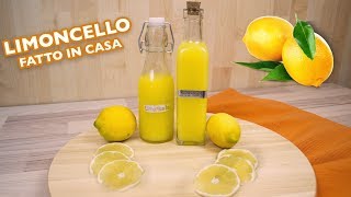 LIMONCELLO 🍋 Fatto in casa  Ricetta Facile  Il Paradiso Delle Tentazioni [upl. by Atipul]