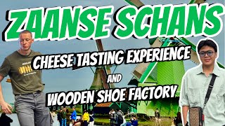 Amsterdam Vlog  Zaanse Schans  Cheese Factory  Wooden Shoe Factory [upl. by Zurc]