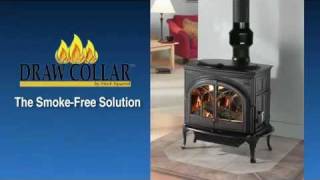 Draw Collar Improves Wood Stove Chimney [upl. by Jason681]