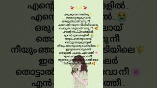 Thottal Pookkum ✨❤️‍🔥 music song love malayalasong lyrics [upl. by Ahseinod23]