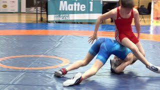 Wrestling  Ringen LM Sachsen 2024 Leipzig Jugend A U17 Freestyle 45 kg Schüßler  Brederlow [upl. by Mozes]