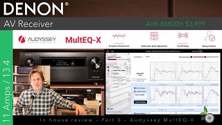 Part 5  Denon AVRX6800H Inhouse Review  Audyssey MultEQX Calibration [upl. by Eada]