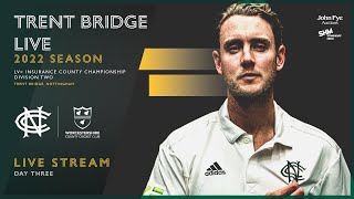 LIVE STREAM  DAY 3  Nottinghamshire CCC vs Worcestershire CCC [upl. by Cadmarr]