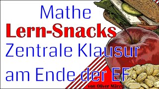 Zentrale Klausur am Ende der EF Mathe NRW [upl. by Nahgeam214]