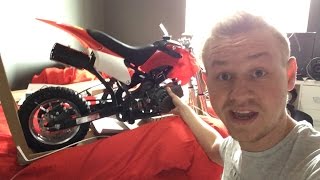 The unboxing of my 50cc dirtbike [upl. by Calista]