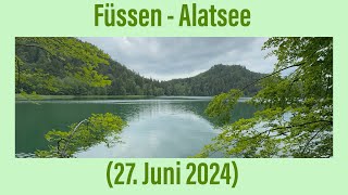 Füssen  Alatsee 27 Juni 2024 ￼ [upl. by Hammock]