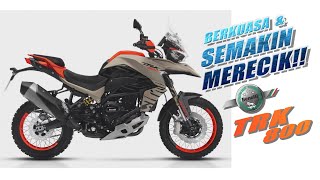 Benelli TRK 800 Lancar di EICMA 2021 Memang Merecik [upl. by Amling]