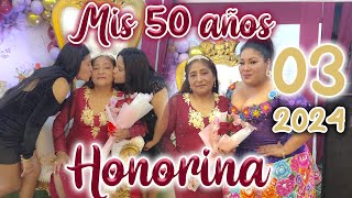 🍷🎂 Mis 50 Años Honorina Mendoza Contreras 2024  DVD 03 [upl. by Leinoto49]