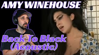 Amy Winehouse REACTION Back To Black Live Acoustic [upl. by Rennane439]