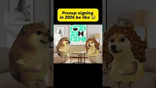 Prenup signing in 2024 be like 😂。 animations funny [upl. by Esli465]