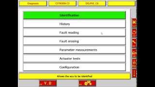 Lexia 3 for fault detection and diagnosis on a Citroen C3 [upl. by Candida]