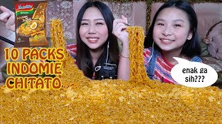 10 PACKS INDOMIE CHITATO MUKBANG [upl. by Eads]