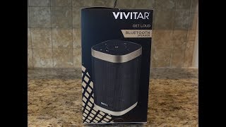 Vivitar Bluetooth Speaker Unboxing 4k [upl. by Yelahc]