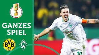 POKALKRIMI  Werder schockt BVB  Borussia Dortmund  Bremen 33 24  DFBPokal 201819 [upl. by Ycal]