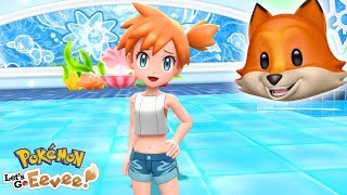 BULBASAUR  BEATING MISTY  Pokémon Lets Go Eevee  Pikachu 6 [upl. by Athalee]