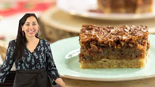 The Best Pecan Pie Bars without Corn Syrup Easy Holiday Desserts [upl. by Janiuszck691]