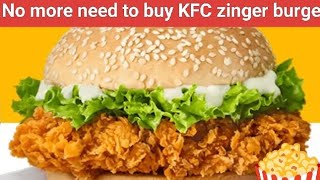 Forget KFC  Watch This  Fried Chicken zinger burger recipe by food stove  zinger burger recipe [upl. by Earezed]