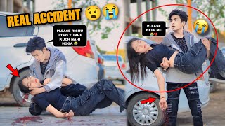 Real Accident Prank On Boyfriend 😨  Gone Extremely Emotional 😭  Justin Romio [upl. by Dira]