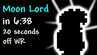 Almost Killing Moon Lord in record time  Terraria Speedrun [upl. by Gustafsson935]